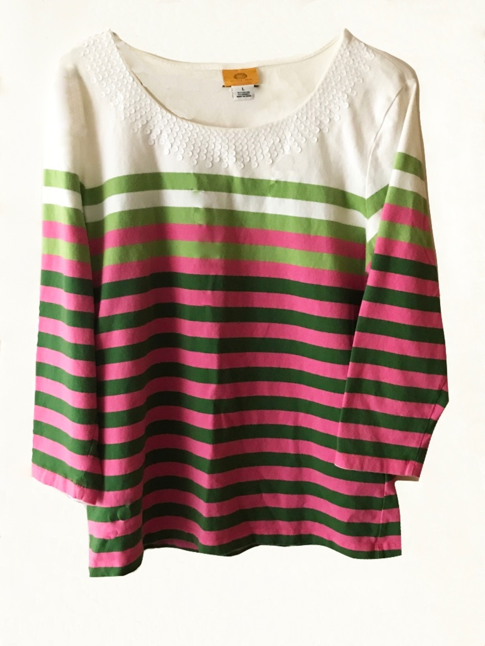Ruby Rd. Cotton Top Size L